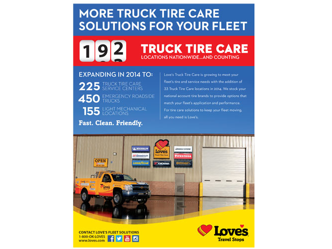 By The Numbers Ad - Truck Tire Care